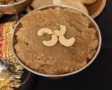 A picture of step 8 of Suji ka Halwa.