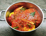 Foto del paso 10 de la receta: Pimientos rellenos con repollo, setas y arroz