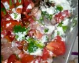 A picture of step 2 of Nawabi biryani.