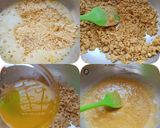 A picture of step 2 of Besan Rava Burfi. (Diwali Special).