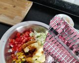A picture of step 4 of Corn Bhel.