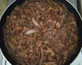 Gyudon / Beef Bowl langkah memasak 4 foto