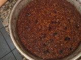 Torta de banana y avena