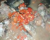 A picture of step 2 of Ogbono soup II.