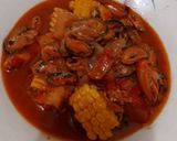 Foto langkah ke 3 dari resep Kerang Kupas Saus Padang.