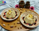 A picture of step 4 of Bhapa doi (steamed yoghurt pudding).