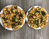 Hình bước làm 5 của món Đậu phụ tẩm mắm hành