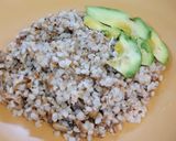 A picture of step 1 of Buckwheat with Mushrooms and Avocado.