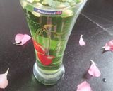 A picture of step 3 of Mint jal jeera.