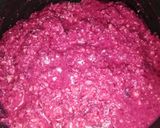 A picture of step 5 of Beetroot Curd Kalakand.