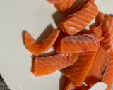 Foto del paso 1 de la receta: Barritas de salmón rebozado al horno para bebés