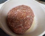 鹹蛋蒸肉餅的食譜步驟1照片