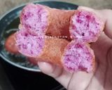 Foto langkah ke 6 dari resep Donat ubi ungu ekonomis.