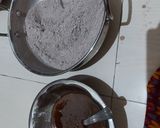 A picture of step 1 of Chocolate Cake.