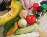 Foto del paso 1 de la receta: Pollo en salsa de verdura