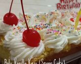 Foto langkah ke 4 dari resep Bolu Vanilla Keju Panggang (Spons Cake).