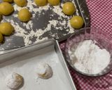 Foto langkah ke 6 dari resep Lemon Crinkle Cookies 🍋.