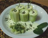 Foto del paso 2 de la receta: Ensalada de pepinos con laban