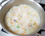 Foto langkah ke 11 dari resep Bubur Ayam Korea, Pakai ketan.