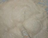 A picture of step 4 of Akara kosai.