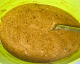 A picture of step 1 of Oats & Chocolate pancakes.