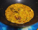 A picture of step 8 of Soya Chaap Masala.