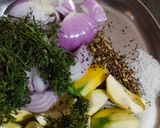 A picture of step 1 of Mango chutney.