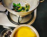 A picture of step 3 of Amti dal (Maharashtrian Amti dal).