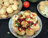 A picture of step 4 of Mumbai famous street food Instant Dahi puri chaat.