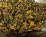 A picture of step 5 of Mooli ke Patton Ki Sabzi - (Radish Greens Stir Fry).