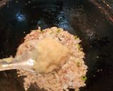 A picture of step 3 of Egg kothu chapati.