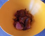 A picture of step 1 of Honey Soy pork using double grill pan.