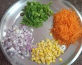 காய்கறி ஆம்லெட் (Vegetable omelette recipe in tamil) ரெசிபி ஸ்டேப் 1 புகைப்படம்