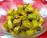 A picture of step 5 of Bhindi ki bhujiya & Square paratha #Sehri_CookingSpecial_Contest.