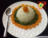 A picture of step 7 of White rice and stew.