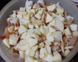 Foto del paso 3 de la receta: Pudding de pan, limón y manzana con aroma a vainilla