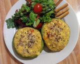 Foto del paso 5 de la receta: Zapallitos rellenos de ricota, queso y choclo