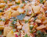A picture of step 5 of Anday Aloo.