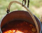 Pincepörkölt bográcsban recept fázis 4 fotója