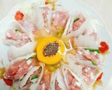 Hình bước làm 2 của món Cải thảo ốp thịt hấp xì dầu