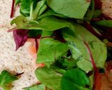 A picture of step 3 of My Salmon + Salad with Healthy Wrap. 😉.