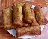 Foto langkah ke 5 dari resep Roti Tawar Gulung isi Sosis.