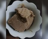 A picture of step 6 of Peanut butter-chocolate banana sorbet.