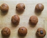 Une image de l'étape 4 de Cookies crue/vegan (beurre de cacahouète et pépites dechocolat).
