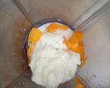 A picture of step 1 of Creamy Mango Lassi 🥭😋❤️.