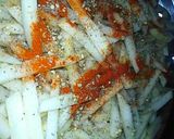 A picture of step 2 of Chips Pakoray.