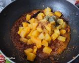 कच्चे पपीते की करी - सेहतमंद भारतीय सब्जी रेसिपी चरण 6 फोटो