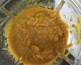 Foto del paso 5 de la receta Merluza en salsa de zanahoria y almendra con curry
