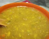 A picture of step 2 of Sour moong dal soup.