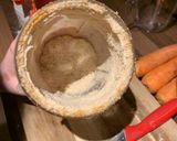 A picture of step 1 of Vegan burger.